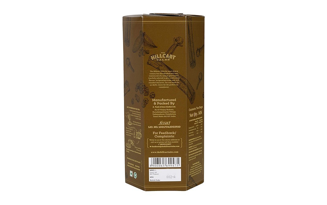 The Hillcart Tales Spice Carnival Black Tea   Box  14 pcs